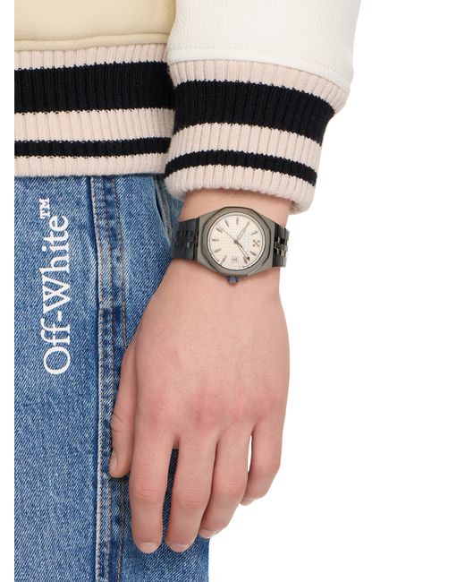 Off-White c/o Virgil Abloh Metallic "Signal" Watch for men