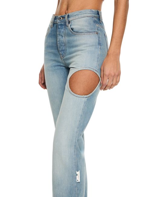 Off-White c/o Virgil Abloh Blue New Meteor Denim Pants