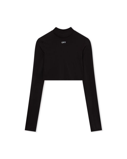 Off-White c/o Virgil Abloh Black Off Stamp Sec Skin Crop Turtle