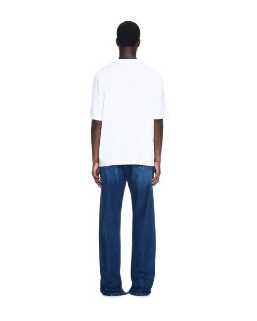 Off-White c/o Virgil Abloh Blue Arr Tab Zip Det Skate Jeans for men
