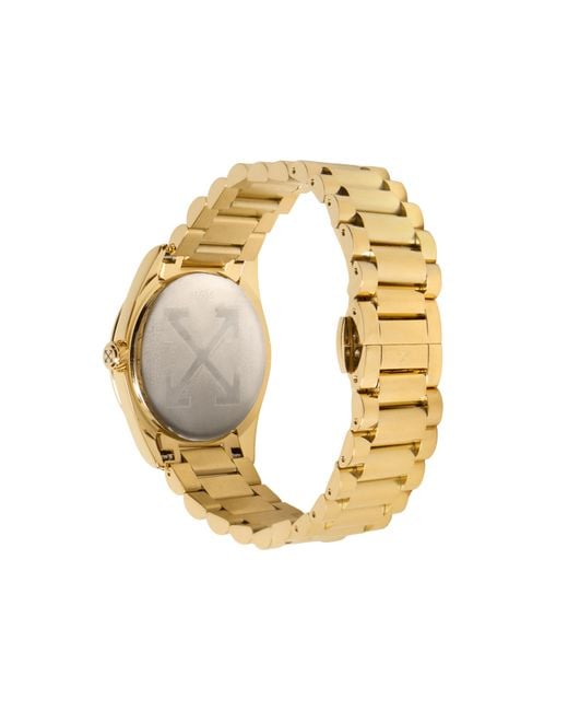 Off-White c/o Virgil Abloh Metallic "Crossing" Watch