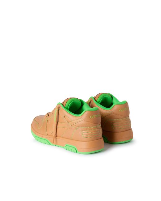 Off-White c/o Virgil Abloh Green Out Of Office Sneakers for men