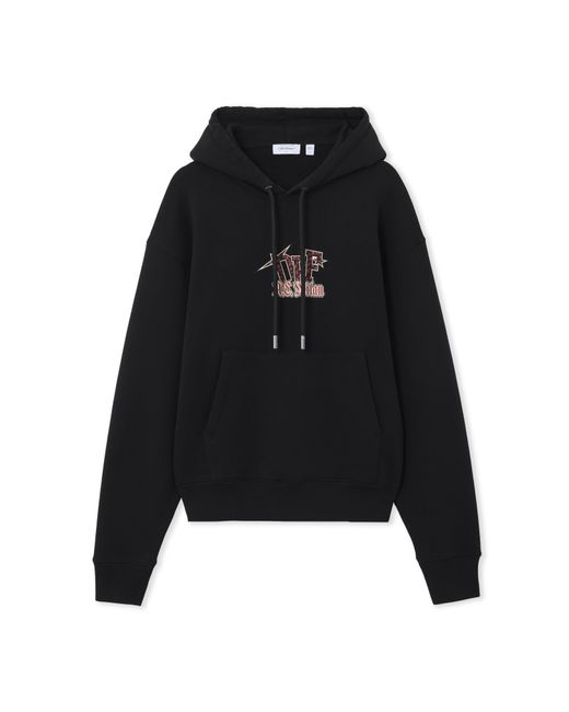 Off-White c/o Virgil Abloh Black Off- C/O Ac Milan Arrow Hoodie for men