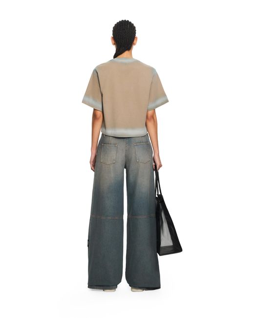 Off-White c/o Virgil Abloh Gray Big Pockets Denim Pants