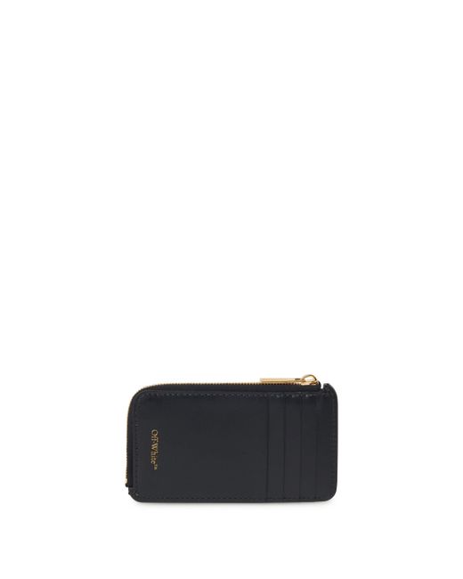 Portacarte Jitney Con Zip di Off-White c/o Virgil Abloh in Black