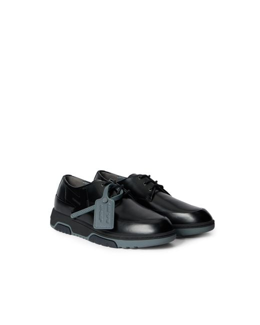 Off-White c/o Virgil Abloh Green Derby Leather Shoes for men