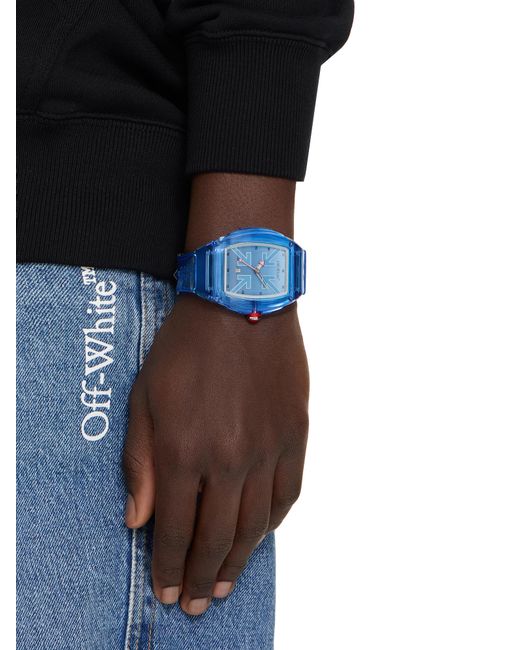 Off-White c/o Virgil Abloh Blue "Beat" Watch for men