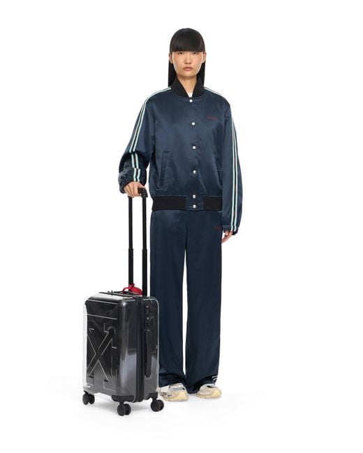 Off-White c/o Virgil Abloh Black "For Travel" Arrow Suitcase