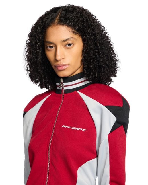 Off-White c/o Virgil Abloh Red Track Star Jacket