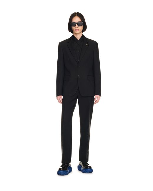 Off-White c/o Virgil Abloh Black Corp Drill Slim Pants for men