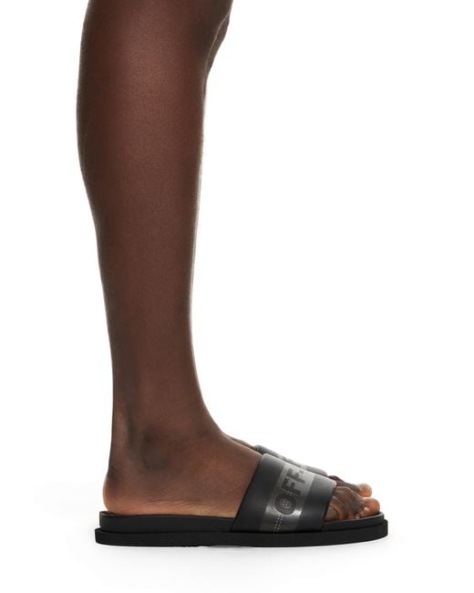 Off-White c/o Virgil Abloh White Industrial Belt Slider Sandals for men