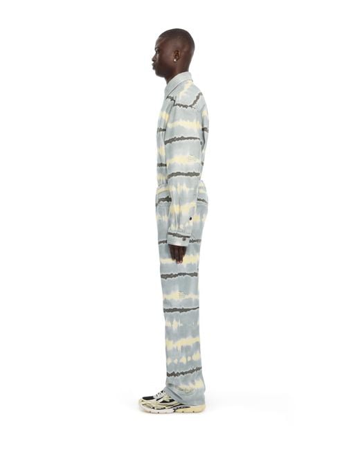 Off-White c/o Virgil Abloh Blue All-Over Tie-Dye Slim Relax Jeans for men