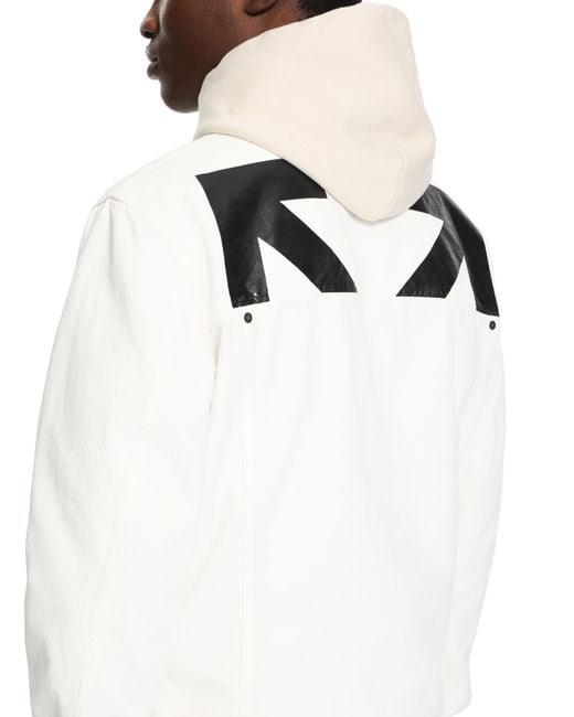 Off-White c/o Virgil Abloh White Half Arrow Skate Jacket for men