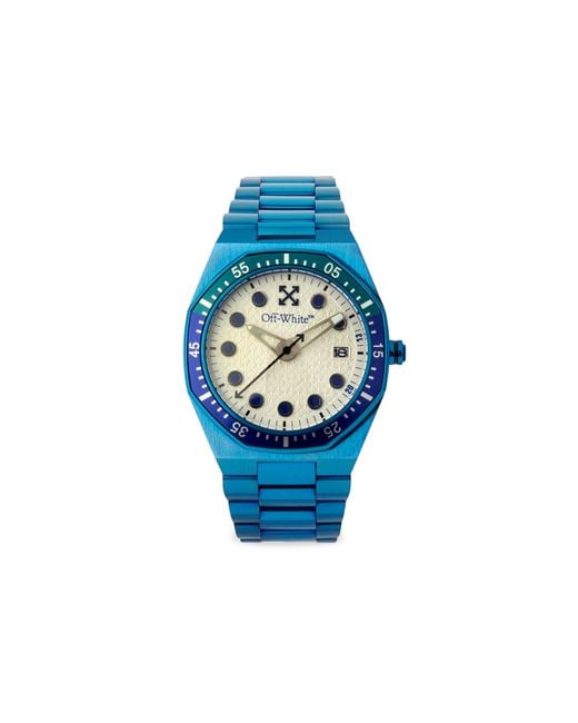 Off-White c/o Virgil Abloh Blue "Dry Mode" Watch for men