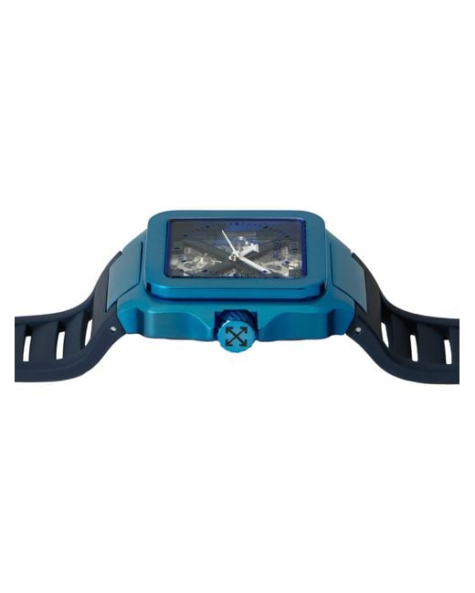 Off-White c/o Virgil Abloh Blue "Proto Auto" Watch for men