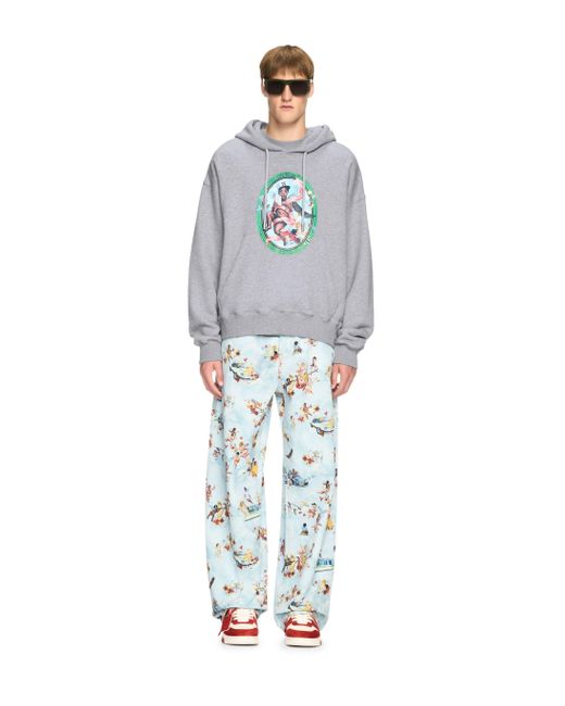 Off-White c/o Virgil Abloh Gray Fresco Hoodie for men