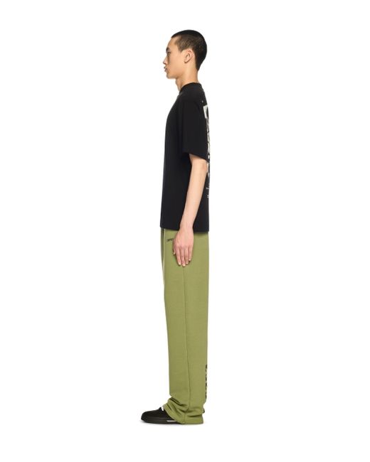 Off-White c/o Virgil Abloh Green Windy Arrow Sweatpants for men