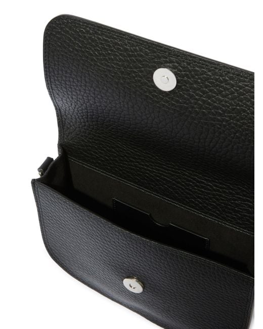 Off-White c/o Virgil Abloh Jitney Quote Round Shoulder Bag in Black für Herren