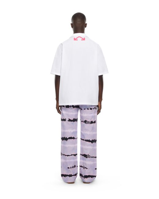 Off-White c/o Virgil Abloh White Double Eagle Poplin Bowling Shirt for men