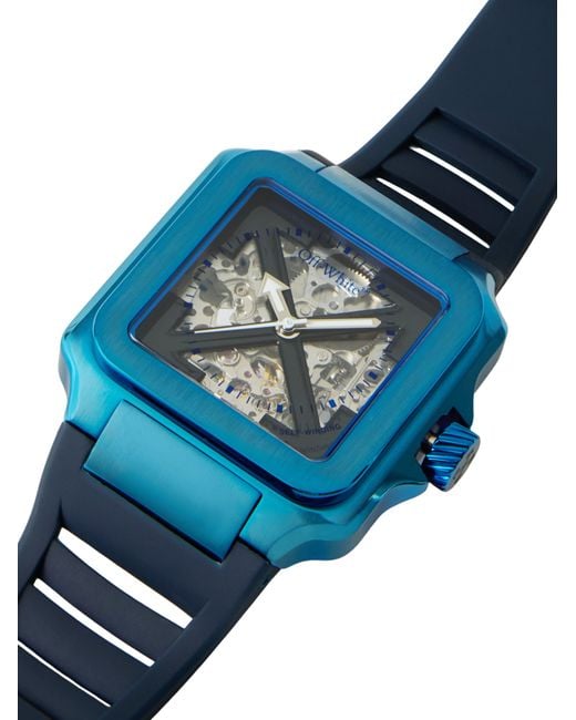 Off-White c/o Virgil Abloh Blue "Proto Auto" Watch for men