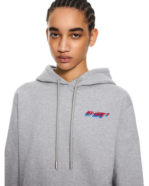 Off-White c/o Virgil Abloh Gray Off- Shadow Hoodie