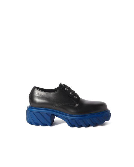 Off-White c/o Virgil Abloh Blue Exploration Derby for men
