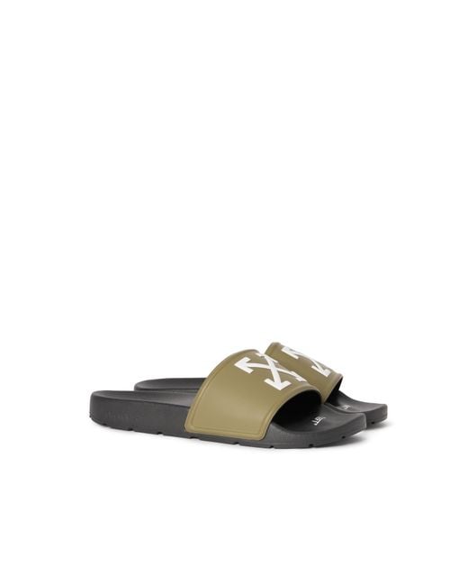 Off-White c/o Virgil Abloh White Arrow Slider for men