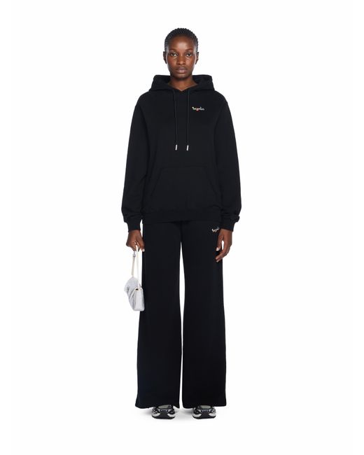Off-White c/o Virgil Abloh Black Arrow Glass Flower Logo Hoodie