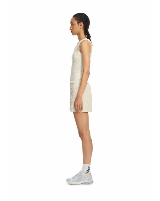 Off-White c/o Virgil Abloh White Terry Off Tank Top