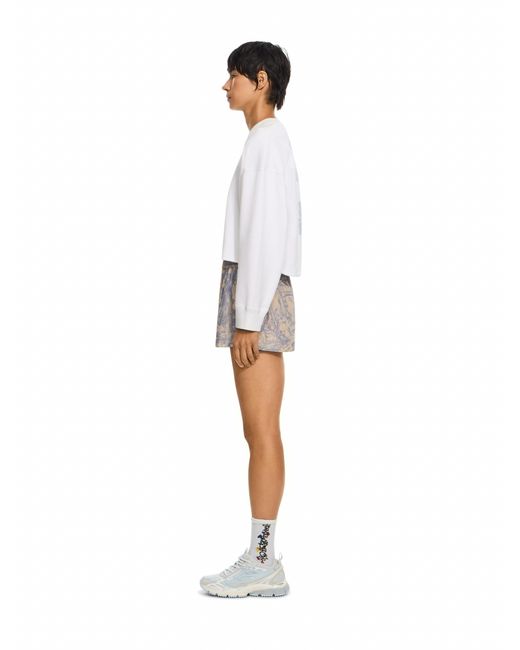 Off-White c/o Virgil Abloh White City Nature Linen Pajama Shorts