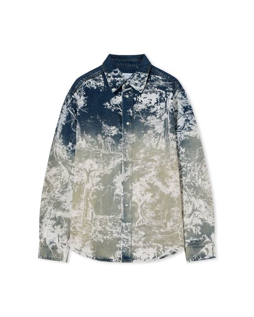 Off-White c/o Virgil Abloh Blue City Nature Regular Denim Shirt for men
