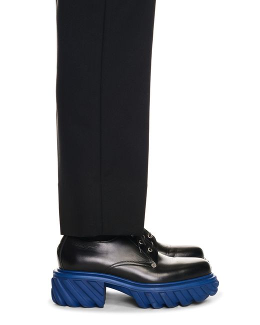 Off-White c/o Virgil Abloh Blue Exploration Derby for men