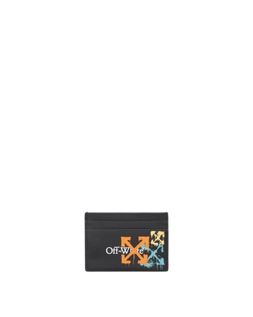 Off-White c/o Virgil Abloh White Bookish Spray Arrow Card Case for men