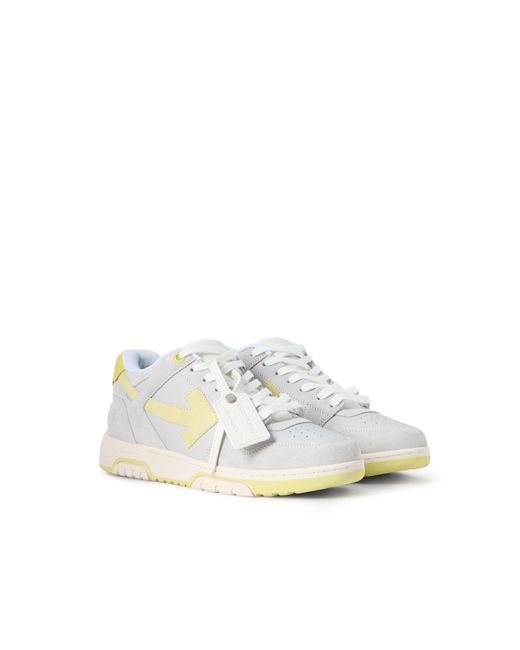 Off-White c/o Virgil Abloh White Out Of Office Suede Sneakers for men