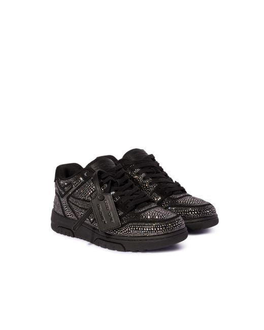 Off-White c/o Virgil Abloh Black Full Strass Out Of Office for men