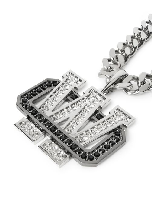 Off-White c/o Virgil Abloh Metallic Bling Strass Wall Chain for men