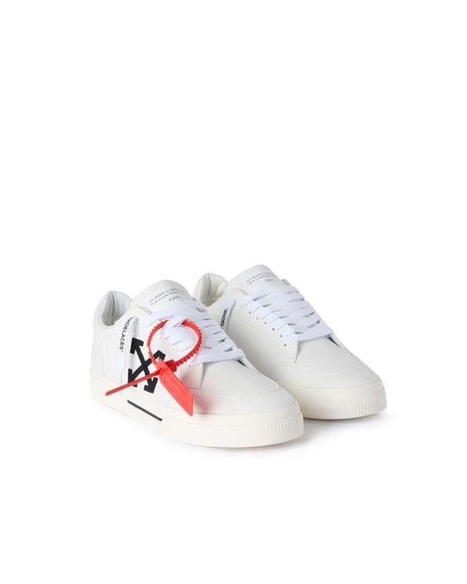 Off-White c/o Virgil Abloh White Vulcanized Low Sneakers for men