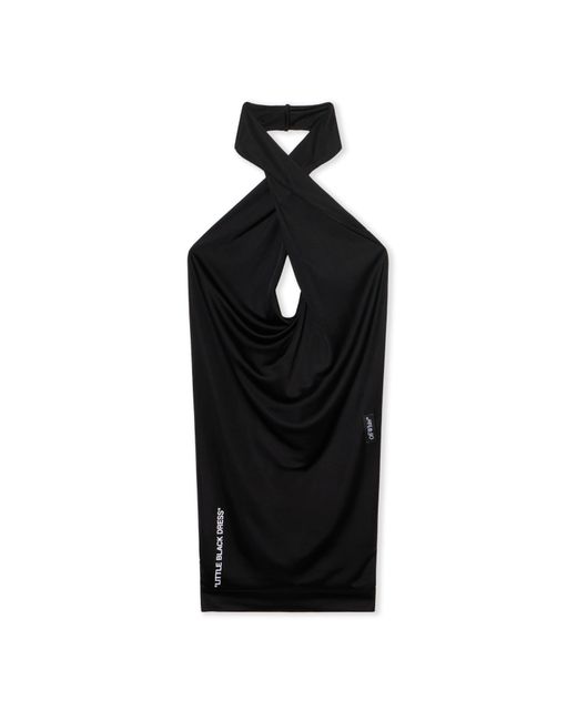 Off-White c/o Virgil Abloh Black Fluid Jer Dress