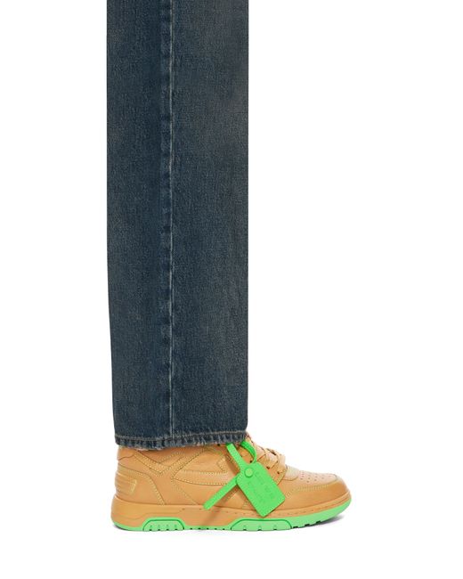 Off-White c/o Virgil Abloh Green Out Of Office Sneakers for men