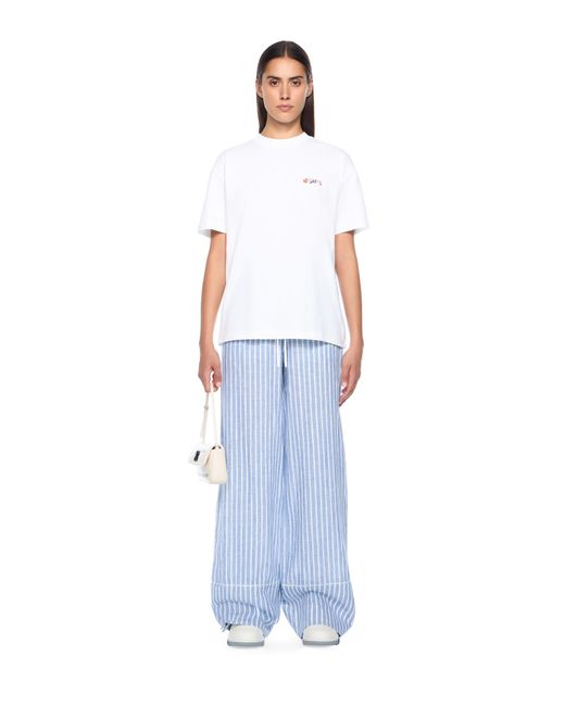 Off-White c/o Virgil Abloh White Flower Vase Regular Logo Tee