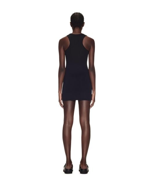 Off-White c/o Virgil Abloh Blue Sleek Rowing Dress