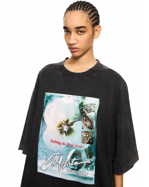 Off-White c/o Virgil Abloh Black Over T-Shirt Dress