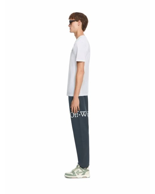 Off-White c/o Virgil Abloh White Logo Quote Short Sleeve T-Shirt for men