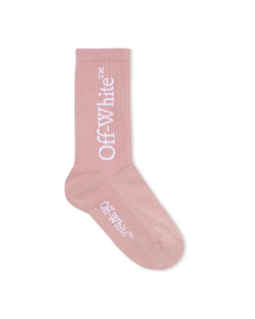 Off-White c/o Virgil Abloh Pink Mid Bookish Calf Socks