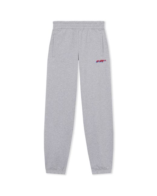Off-White c/o Virgil Abloh Gray Off- Shadow Cuff Sweatpants