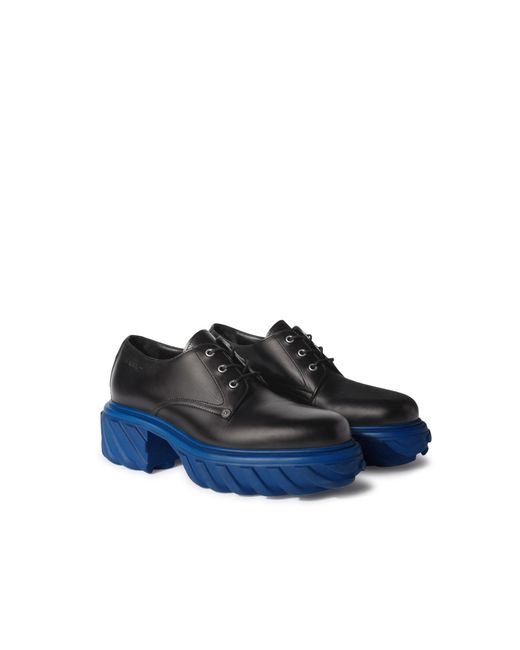 Off-White c/o Virgil Abloh Blue Exploration Derby for men