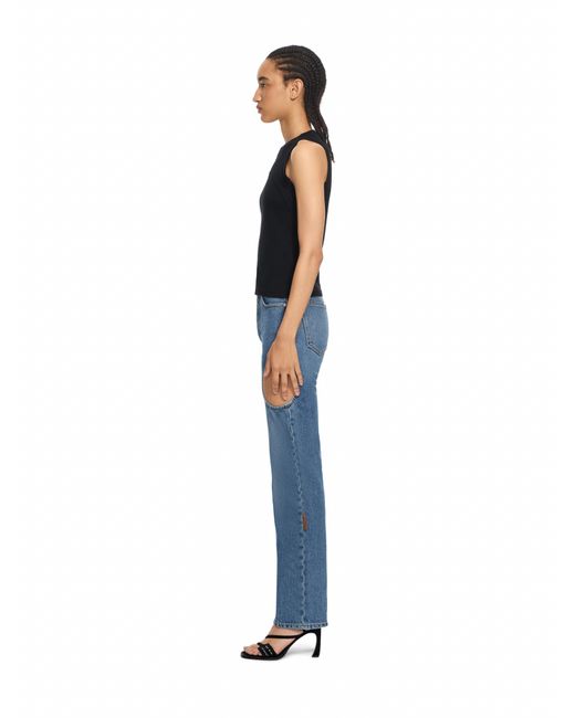Off-White c/o Virgil Abloh Black Off Stamp Rib Round Tank Top