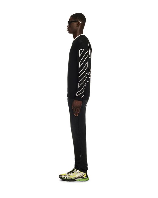 Off-White c/o Virgil Abloh Black Arrow Skinny Jeans for men
