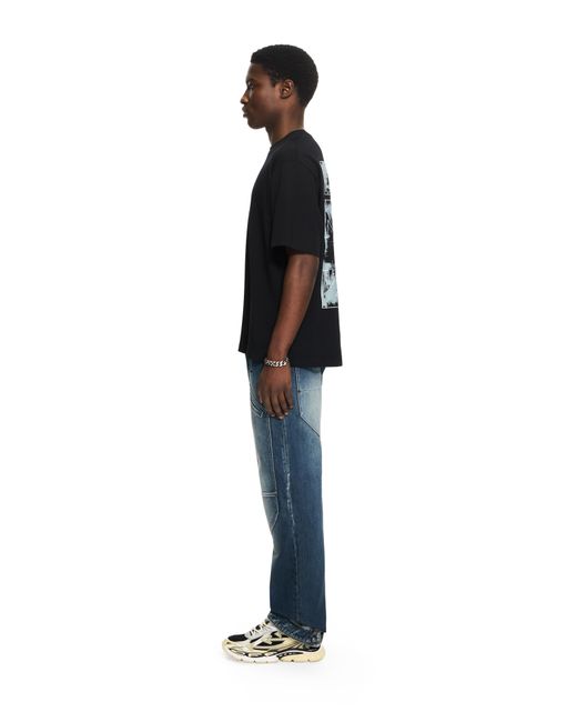 Off-White c/o Virgil Abloh Black Paint Arrow Skate T-Shirt for men