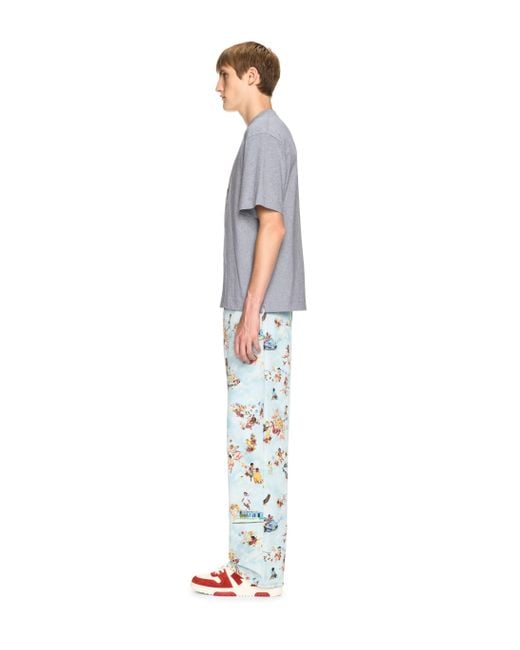Off-White c/o Virgil Abloh Fresco T-Shirt in White für Herren